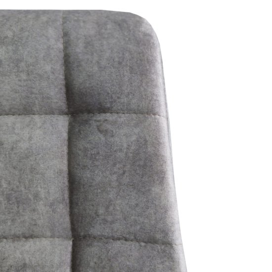 Стул с белыми ножками мягкий серый (арт 25064) Фото 6