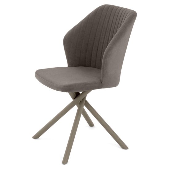 Стул на металлическом каркасе велюровый (арт 35395) Фото 2