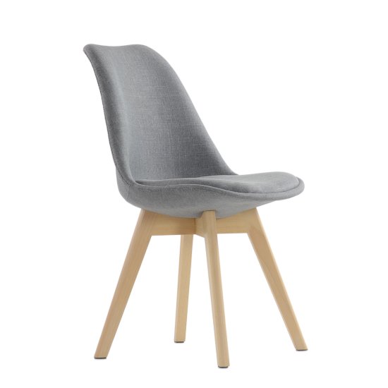 Стул обеденный мягкий серый современный (арт 6342) Фото 1