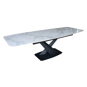 Кухонный стол раздвижной с керамической столешницей 180 см (арт 31100) - Фото 2