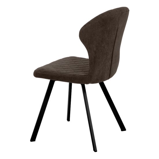 Стул ножки черные мягкий из велюра (арт 19447) Фото 3