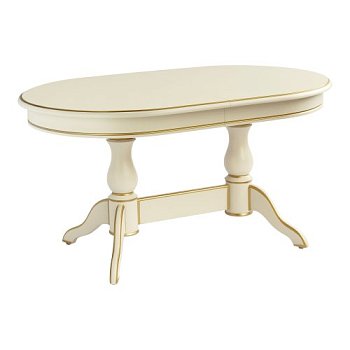 Стол кухонный раздвижной овальный деревянный классический (арт 6109) - Фото 2