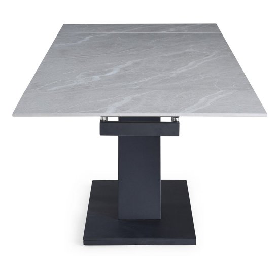 Стол дизайнерский раздвижной с керамическим покрытием (арт 27204) Фото 2