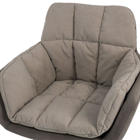 Стул на металлокаркасе мягкий слоновая кость современный (арт 33633) Фото 8