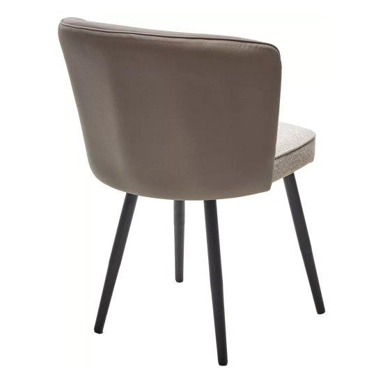 Стул на металлическом каркасе серый современный (арт 33636) Фото 3