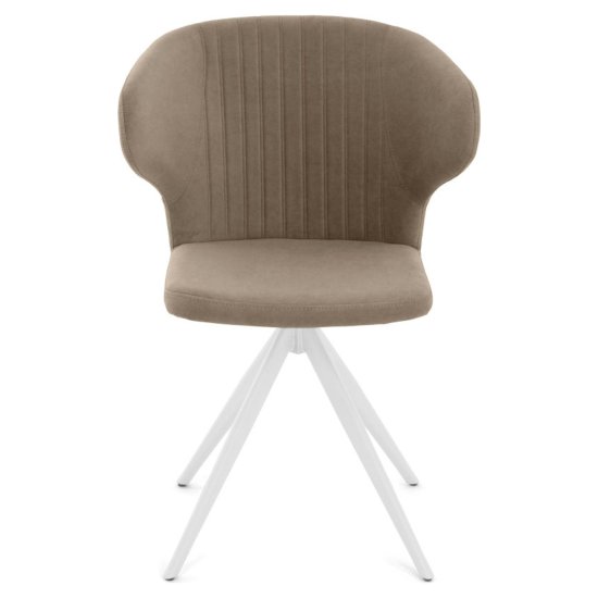 Стул на металлокаркасе мягкий из велюра (арт 35587) Фото 5