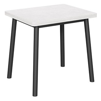 Стол для кухни раскладной белый 65 см (арт 33507) - Фото 2