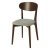 Стул обеденный деревянный серый (арт 28612)