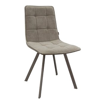 Стул на металлокаркасе мягкий с обивкой из бархата современный (арт 15327) - Фото 2