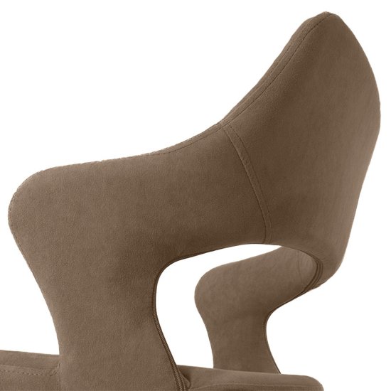 Стул обеденный на металлокаркасе из велюра (арт 33594) Фото 8