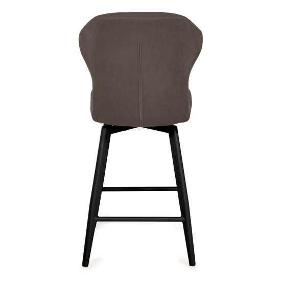 Стул барный на металлокаркасе мягкий велюровый (арт 34157) Фото 6