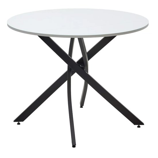 Кухонный стол круглый на одной ножке (арт 33419) Фото 1