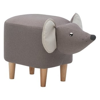 Пуфик с мягким сидением серый (арт 13345) - Фото 2