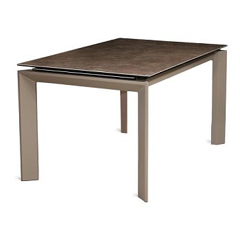 Стол дизайнерский раздвижной прямоугольный керамический (арт 10916) - Фото 2