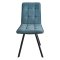 Стул с черными ножками голубой (арт 28820)