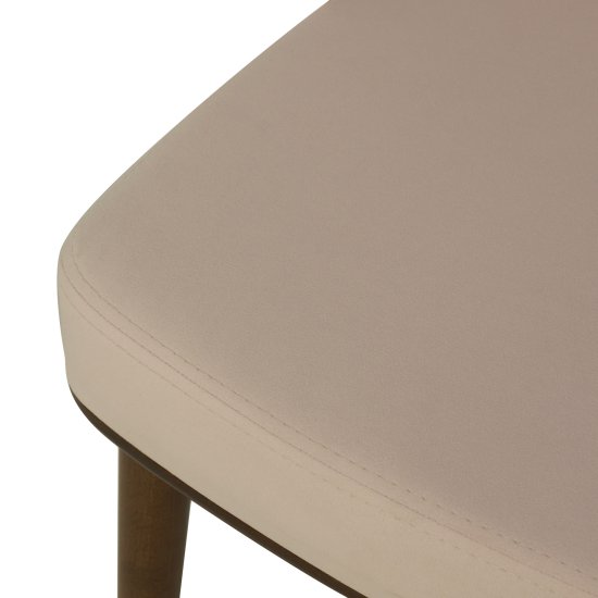 Стул деревянный мягкий слоновая кость (арт 29377) Фото 3