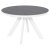 Стол раскладной из керамогранита серый на одной ножке (арт 35163)