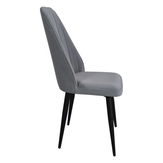 Стул на металлическом каркасе мягкий бежевый (арт 14932) Фото 4