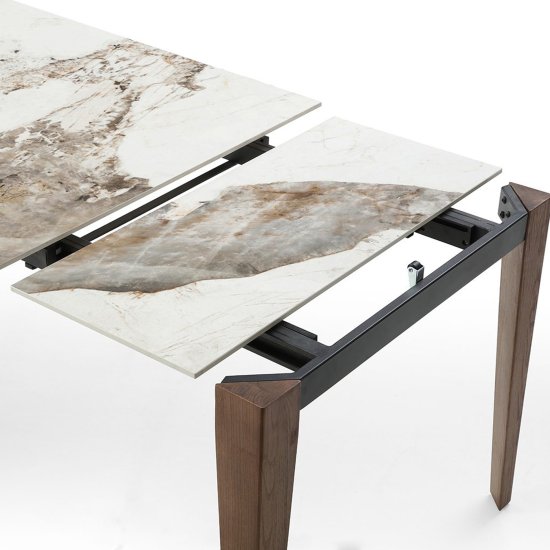 Стол кухонный раздвижной керамический (арт 28925) Фото 7