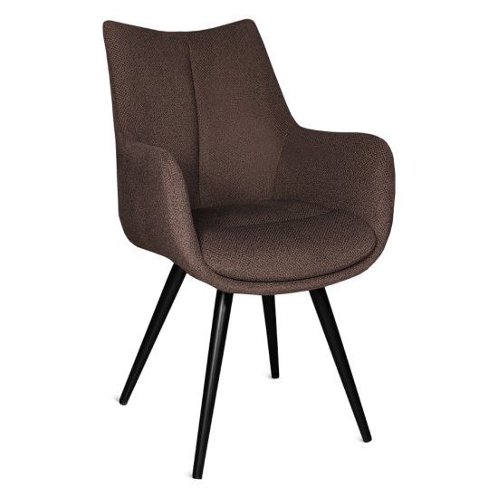 Стул-кресло на металлокаркасе с черными ножками (арт 34777) Фото 1