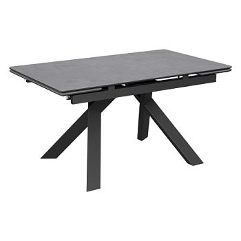 Стол раздвижной с керамической столешницей серый современный (арт 35093) - Фото 2