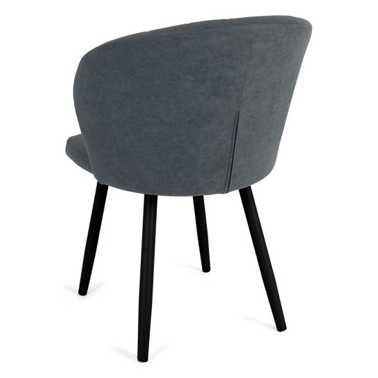 Стул на металлокаркасе мягкий из велюра (арт 22351) Фото 5