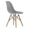 Стул дизайнерский деревянный серый eames (арт 9999)