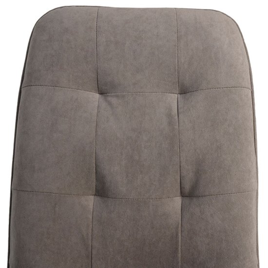 Стул для кухни серый велюровый (арт 20611) Фото 7