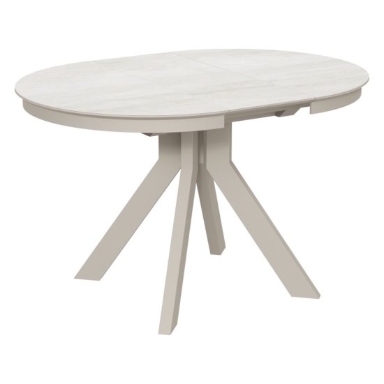 Обеденный стол круглый с покрытием из керамики (арт 35132) Фото 2