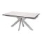 Стол раздвижной керамический на одной ноге 160 см (арт 7536)