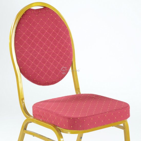 Стул на металлокаркасе красный (арт 31307) Фото 4