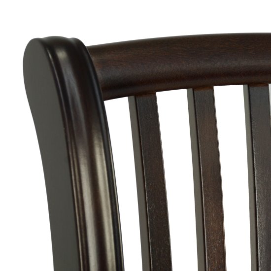 Стул деревянный мягкий коричневый классика (арт 18022) Фото 4