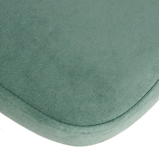 Стул для кухни мятный из велюра (арт 32795) Фото 2