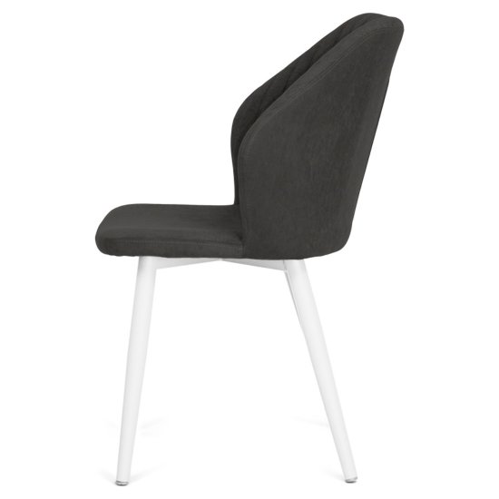 Стул мягкий коричневый из велюра (арт 25969) Фото 5