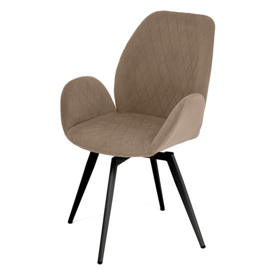 Стул на металлокаркасе мягкий из велюра (арт 33578) Фото 6