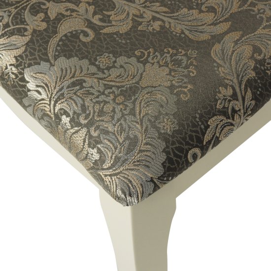 Стул деревянный мягкий серый классический (арт 29195) Фото 3