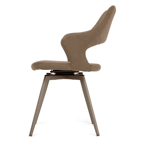 Стул на металлическом каркасе велюровый (арт 33595) Фото 3