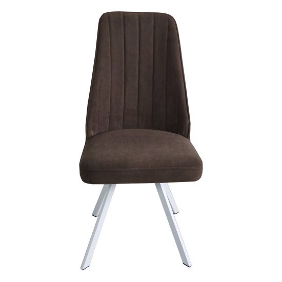 Стул на металлокаркасе с белыми ножками (арт 14921) Фото 4