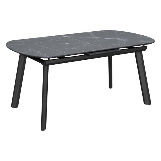 Кухонный стол раскладной керамический под мрамор (арт 28785) Фото 1