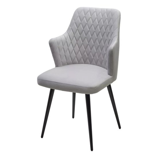 Стул мягкий бежевый велюровый (арт 33475) Фото 1