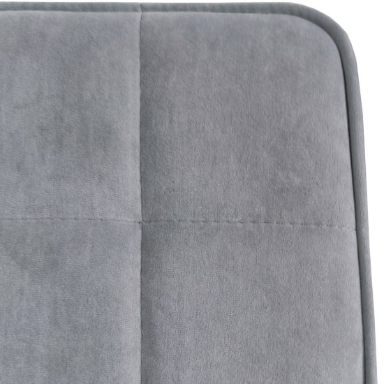 Стул металлический с мягким сидением серый (арт 24934) Фото 2