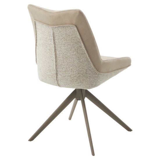 Стул на металлокаркасе мягкий слоновая кость (арт 35514) Фото 2