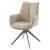 Стул-кресло с мягким сидением с подлокотниками бежевый (арт 35515)