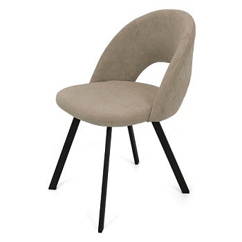 Стул на металлокаркасе слоновая кость в современном стиле (арт 21723) - Фото 2