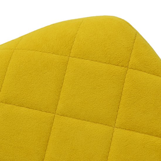 Стул кухонный мягкий желтый велюровый (арт 19259) Фото 3