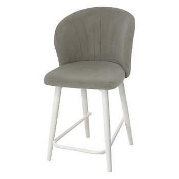 Полубарный стул с мягким сидением с обивкой из велюра (арт 22530) - Фото 2