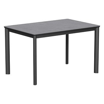 Обеденный стол с покрытием из керамики серый 120 см (арт 35022) - Фото 2