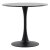Обеденный стол дизайнерский круглый черный tulip (арт 11443)