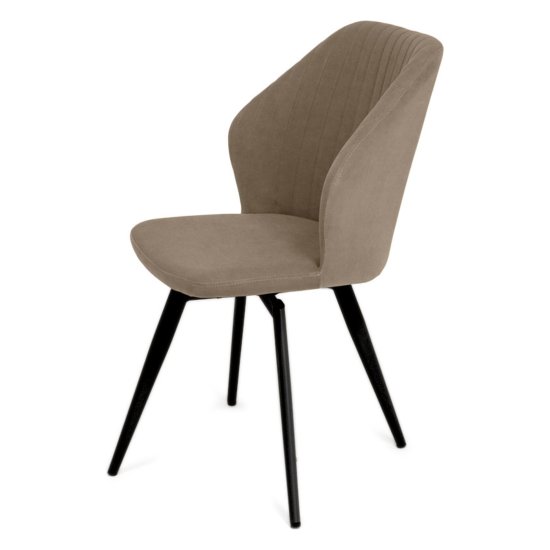 Стул на металлокаркасе из велюра (арт 25816) Фото 7