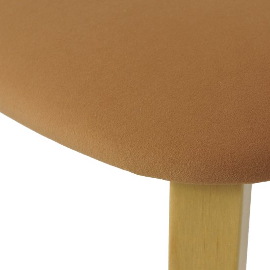 Стул деревянный мягкий оранжевый (арт 32099) Фото 6